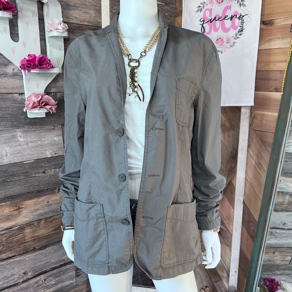 Urban Outfitters BDG. Light Weight Blazer Style Shacket Jacket Front Pockets 💗 - Picture 2 of 9